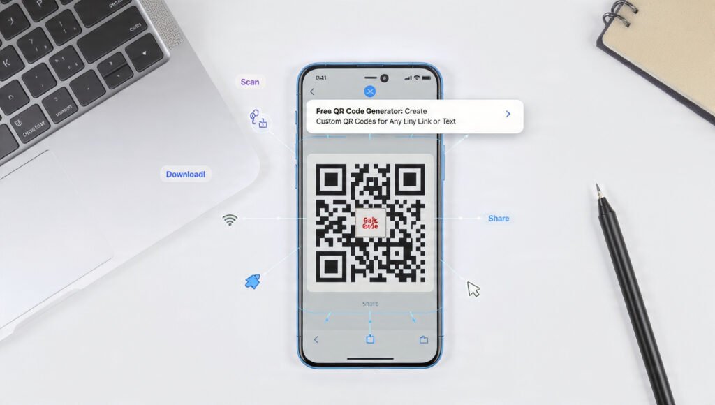 Free QR Code Generator: Create Custom QR Codes for Any Link or Text generate