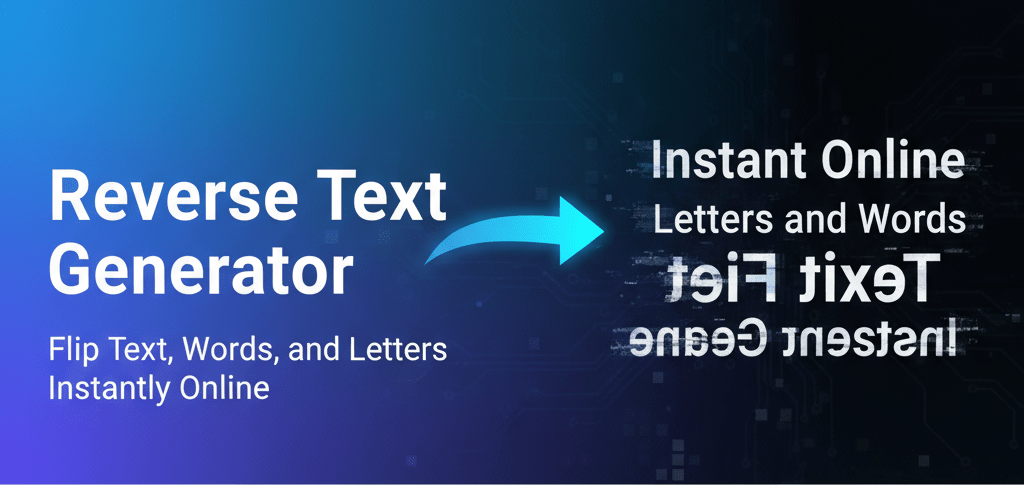 Reverse Text Generator Flip Text Word and Letters Instantly Online