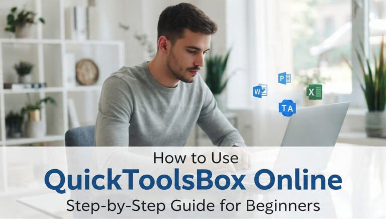 How to Use QuickToolsBox Online