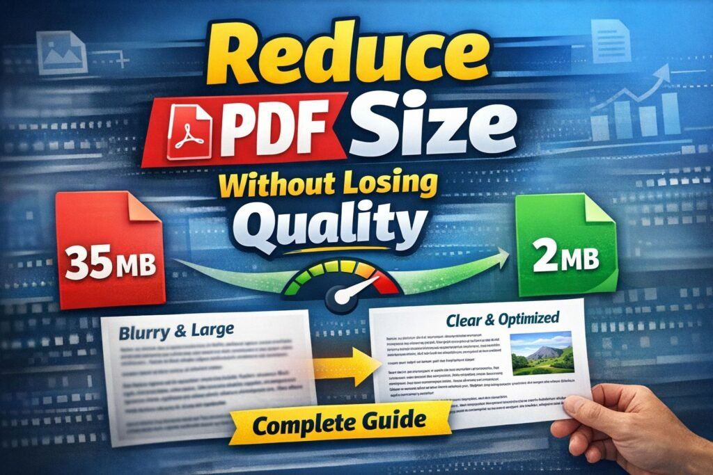 reduce PDF size without losing quality